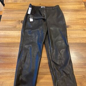 Babaton vegan leather pants